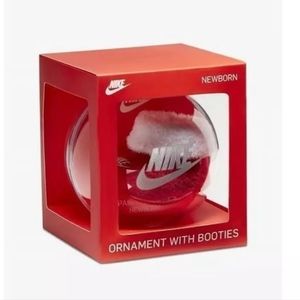 Nike Baby Booties in Ornament and Gift Box